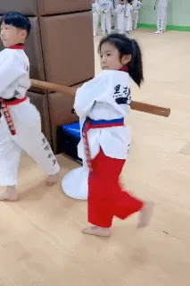 중국의 태권도 도장 모습들.gif 이미지 5