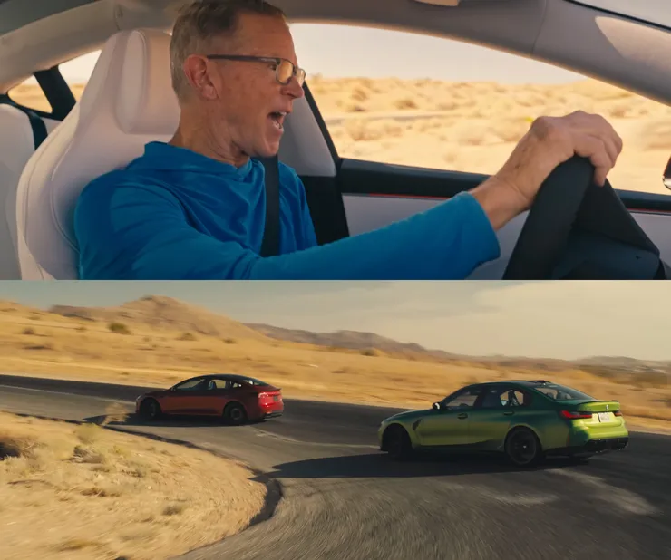 Hagerty - Tesla Model 3 Performance vs BMW M3 Competition — Track Battle — Cammisa