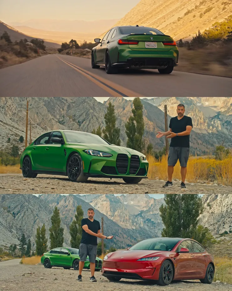 Hagerty - Tesla Model 3 Performance vs BMW M3 Competition — Track Battle — Cammisa