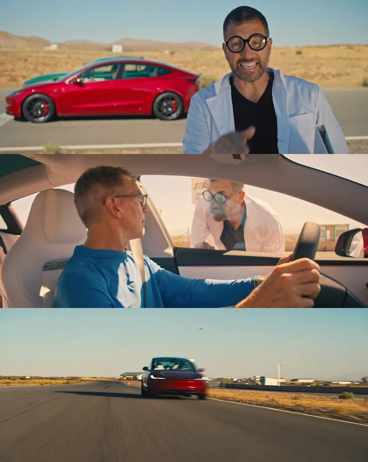 Hagerty - Tesla Model 3 Performance vs BMW M3 Competition — Track Battle — Cammisa