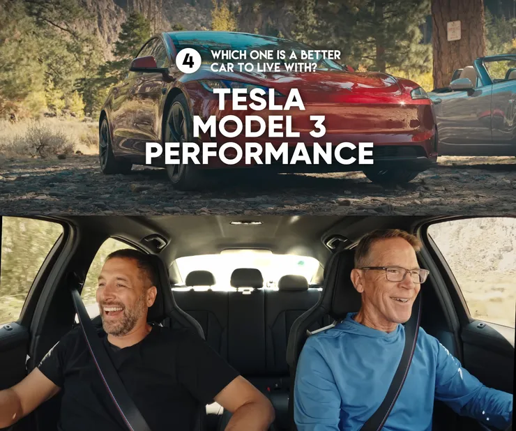 Hagerty - Tesla Model 3 Performance vs BMW M3 Competition — Track Battle — Cammisa