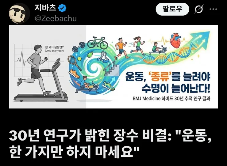 몸에 가장 좋은 운동 이미지 1