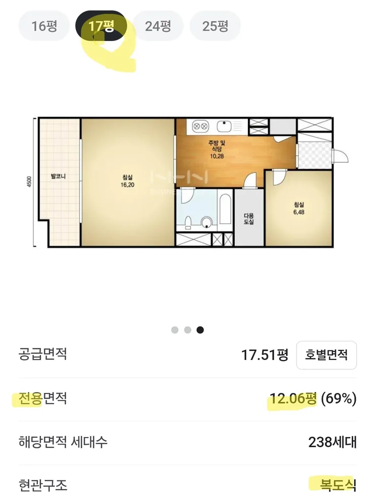 분당 정자 한솔주공6단지 2배상승 - 17평 1년/2년 가격추이 이미지 1
