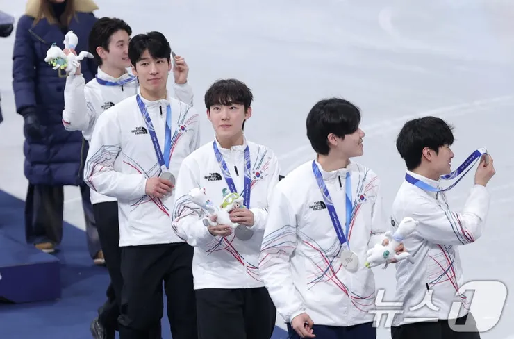 쇼트트랙 한국 선수들 시상식과 총평 이미지 2