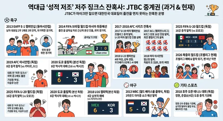 jtbc의 중계권 저주들 이미지 1