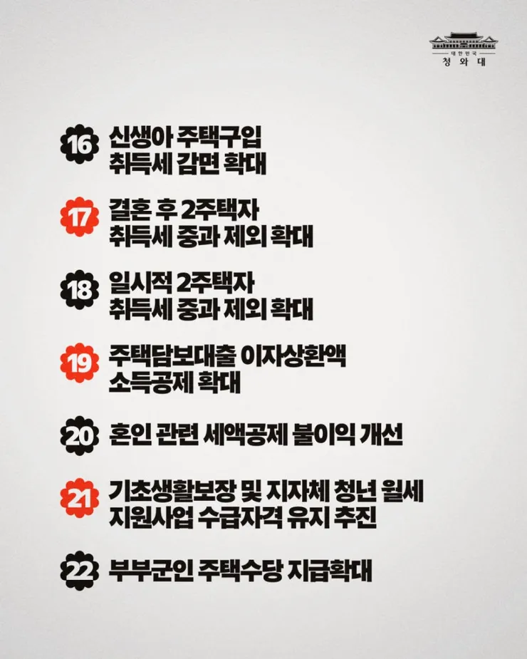 '결혼 망설이게 하는 제도 없애라'...李대통령, 대출 등 22개 과제 손본다 이미지 3