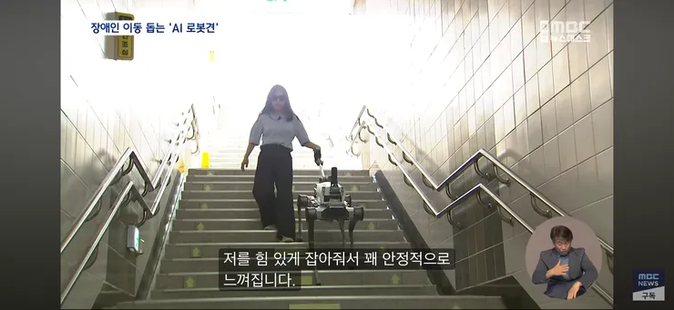 시각장애인 ‘새 눈’ 될까...'AI 안내견' 이미지 4