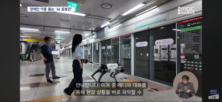 시각장애인 ‘새 눈’ 될까...'AI 안내견' 이미지 6