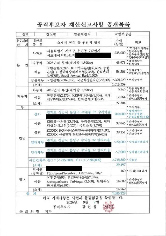 강신철 국방부장관 후보도 양지마을 관련자네요 이미지 3