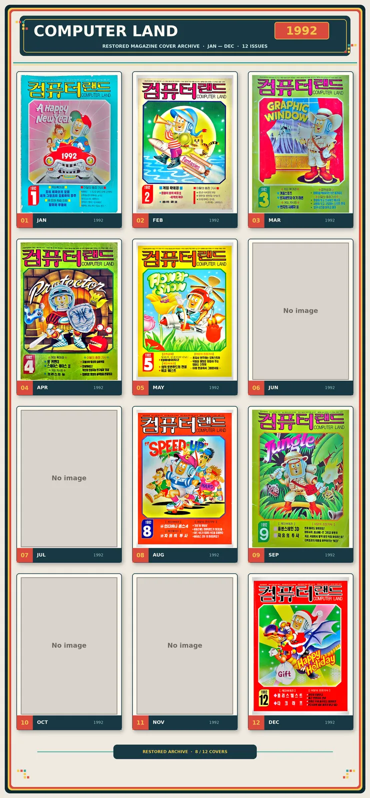 컴퓨터랜드_1992_표지모음.png