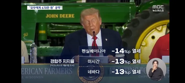 선거 이기면 모두에게 670만 원'‥텃밭마저 역전되며 다급해진 트럼프 이미지 10